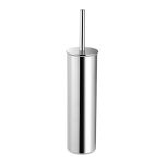 Stainless steel wall mounted toilet brush, polished