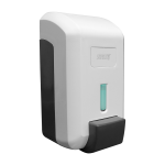 Wall-mounted liquid/gel disinfection and soap dispenser
