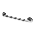 Stainless steel grab bar universal, fixed, length 537 mm, brushed 