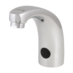Washbasin tap for non-pressure water heaters, 24 V DC