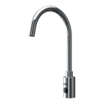 Washbasin elongated tap for cold and hot water, 6 V